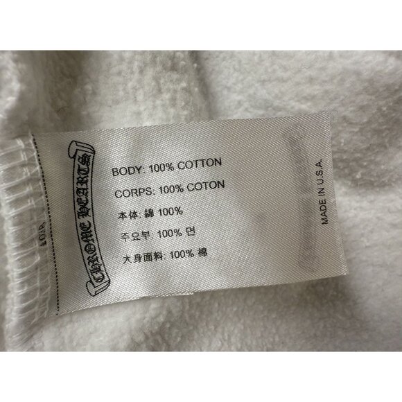 Chrome Hearts White Sweatshirt With Graphic Logo Print Large - Picture 10 of 16